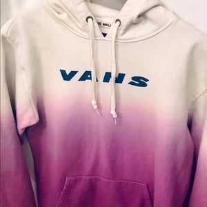 Vans White and Purple and Gray Hoodie